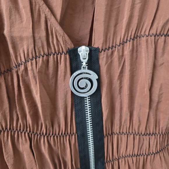 Cop.Copine Cleso Wrap and zipper dress - Picture 10 of 12